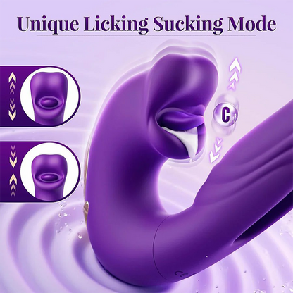 ❄️ LAST DAY 70% OFF 💋 2026 Upgraded 4-in-1 Flapping & Licking Vibrator